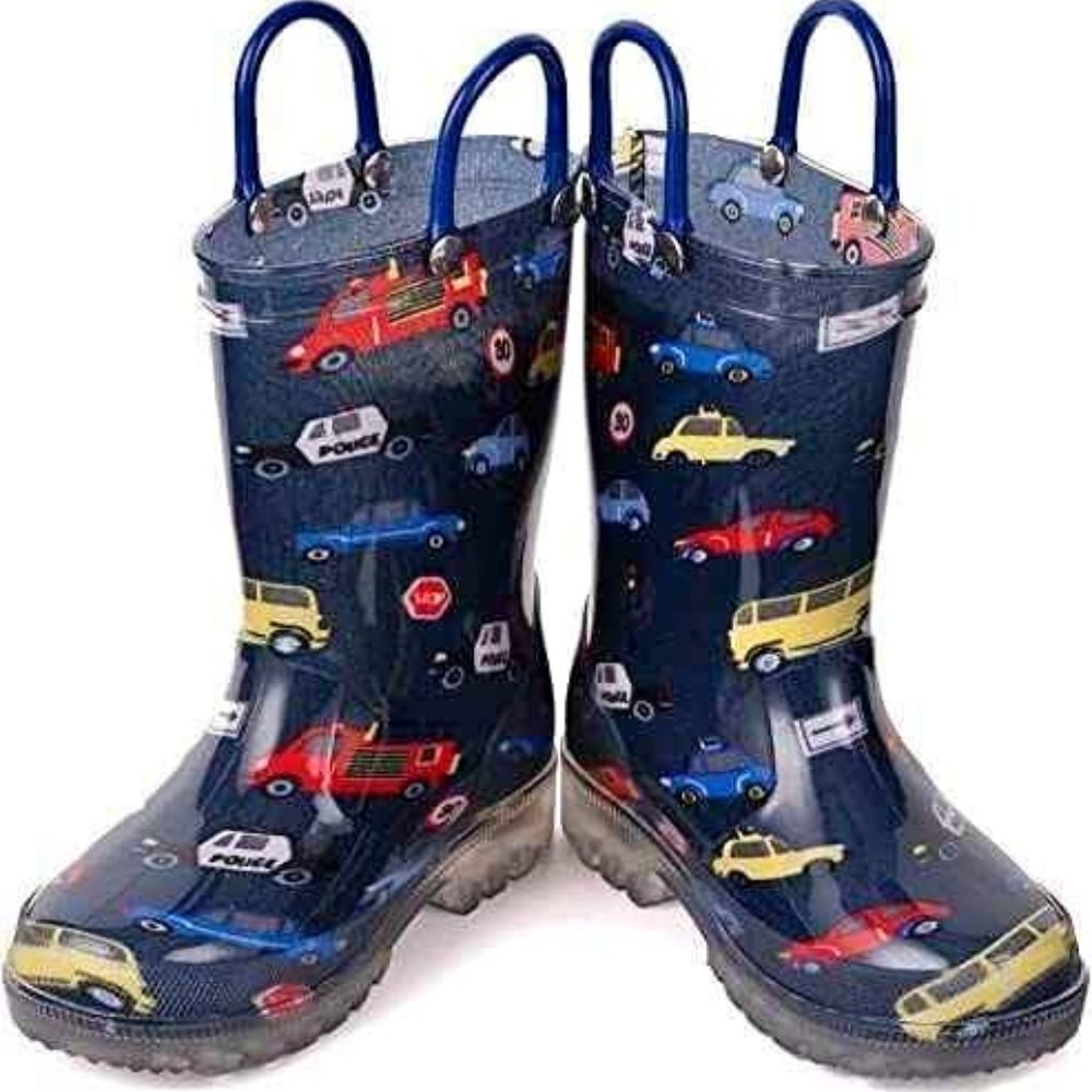 Rain Boots for Little Kids - HugRain Size: 2